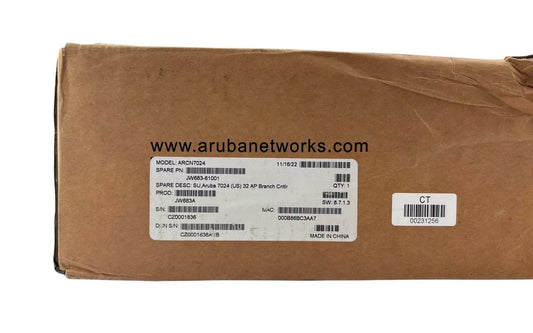 NEW - Open Box - Aruba ARCN7024 24-Port PoE+ 2xSFP+ Mobility Ethernet Controller