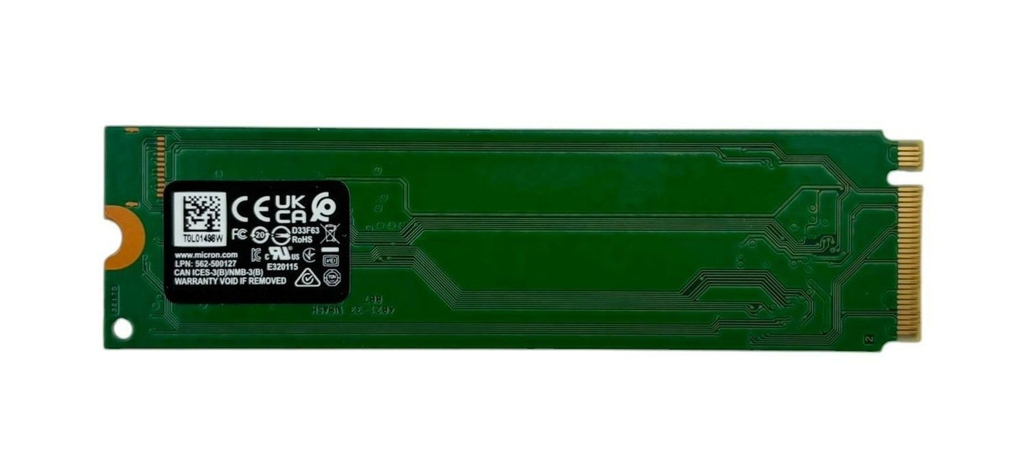 Micron 2450 M.2 2280 512GB NVMe Solid State Drive SSD MTFDKBA512TFK