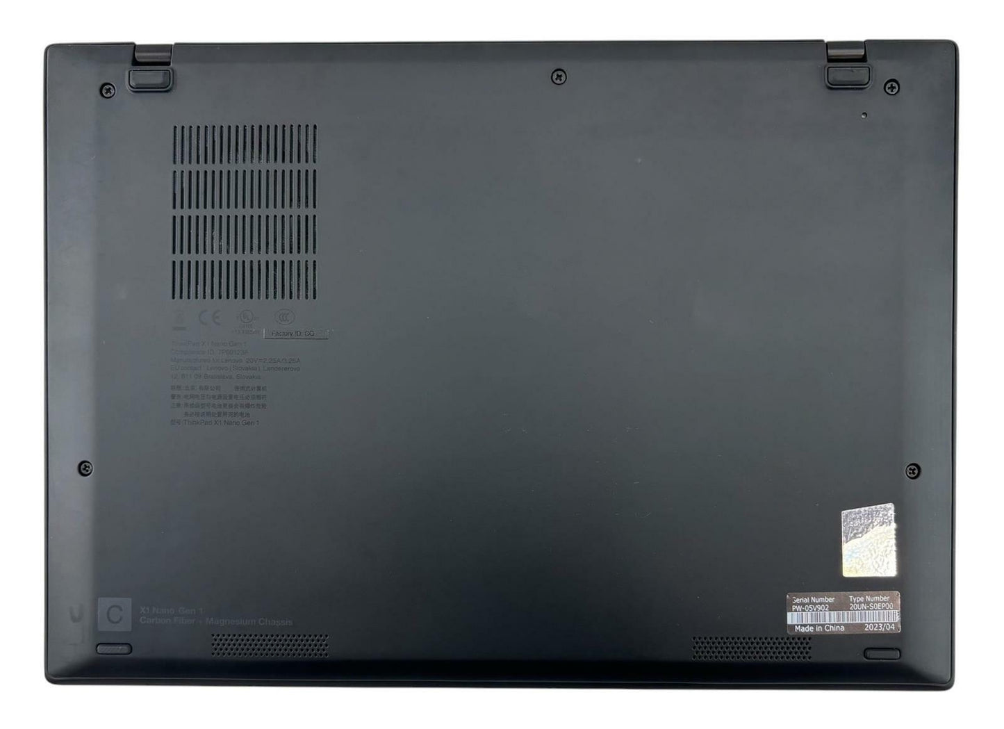 Lenovo ThinkPad X1 Nano Gen 1 Quad Core i7-1160G7 1.20GHz 1TB SSD 16GB RAM Win11