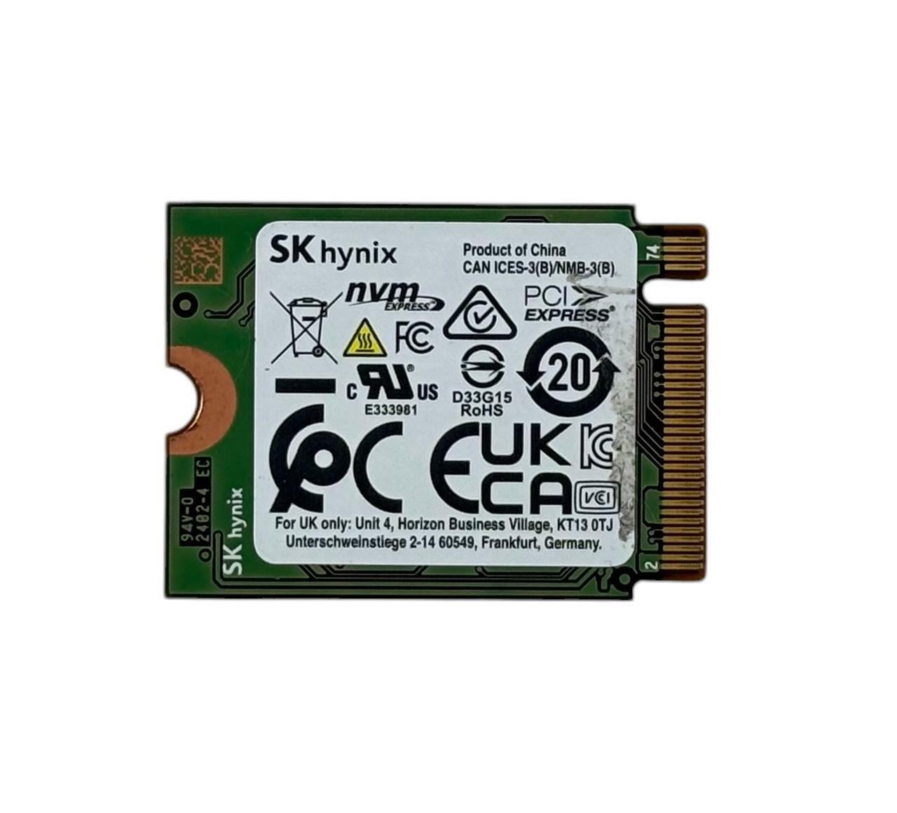 SK Hynix BC901 HFS512GEJ3X108N 512GB M.2 2230 NVMe PCIe Gen4x4 SSD Drive