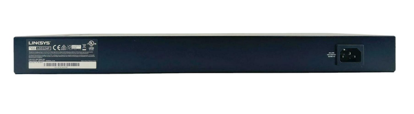 Linksys LGS124 24-Port Unmanaged Ethernet Networking Switch