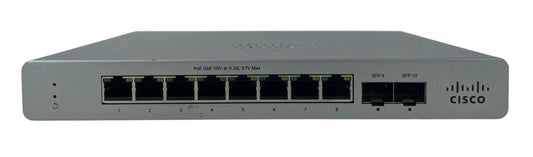 Cisco Meraki MS120-8LP-HW 8-Port Managed PoE Gigabit Ethernet Switch 600-116020
