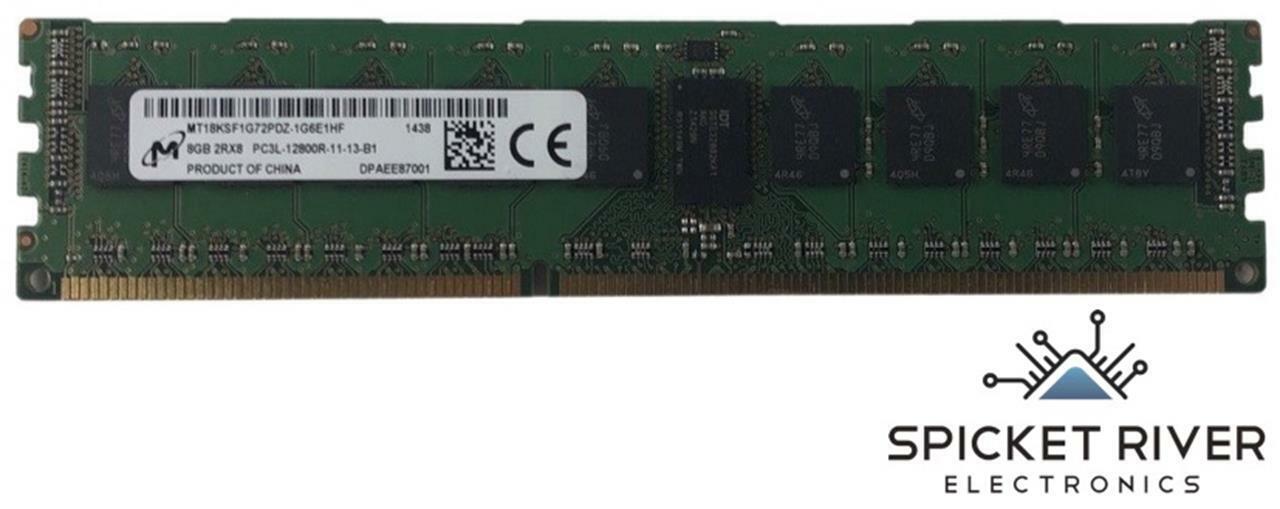 HP / Micron MT18KSF1G72PDZ-1G6E1 8GB DDR3 SDRAM PC3L-12800 Server Memory RAM
