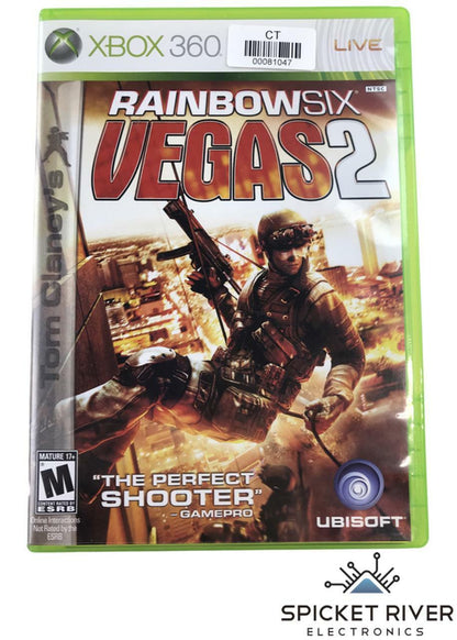 Microsoft Xbox 360 - Tom Clancy's Rainbow Six Vegas 2 w/ Game Manual