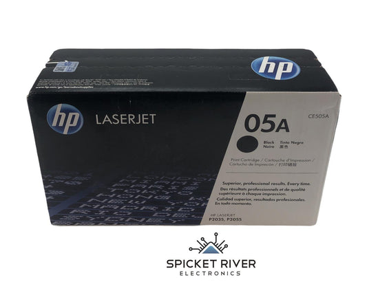 NEW - HP CE505A JaserJet Black Toner Print Cartridge P2035 P2055