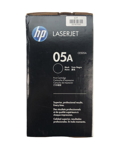 NEW - HP CE505A JaserJet Black Toner Print Cartridge P2035 P2055