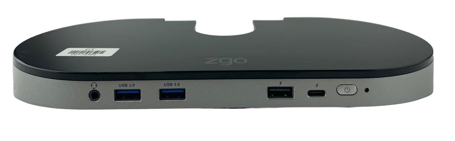 ZGO Zdock 30-0046-SL Dual Video USB Zgonic Monitor Arm Docking Station - Black