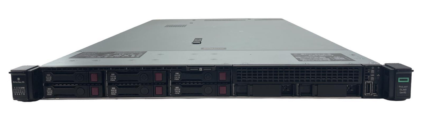 HP ProLiant DL360 Gen10 8-Bay 2x 12-Core Xeon Silver 4214 8.64TB SSD 192GB RAM