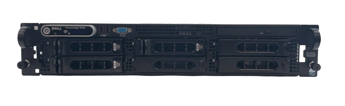 Dell PowerEdge 2950 EMS01 Dual Core Xeon 5150 2.66GHz 2GB RAM 6-Bay 2x 750W PSUs