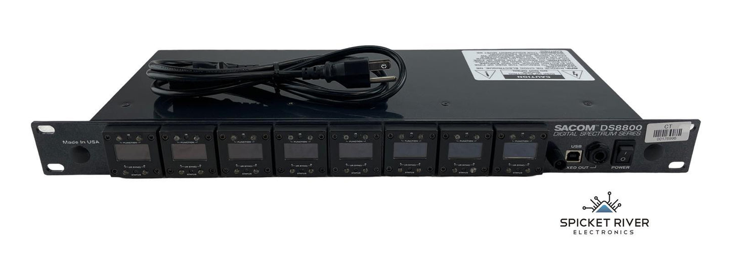 Sacom DS8800 Digital Spectrum Series Wireless Microphone Receiver DS88ENCN-M915