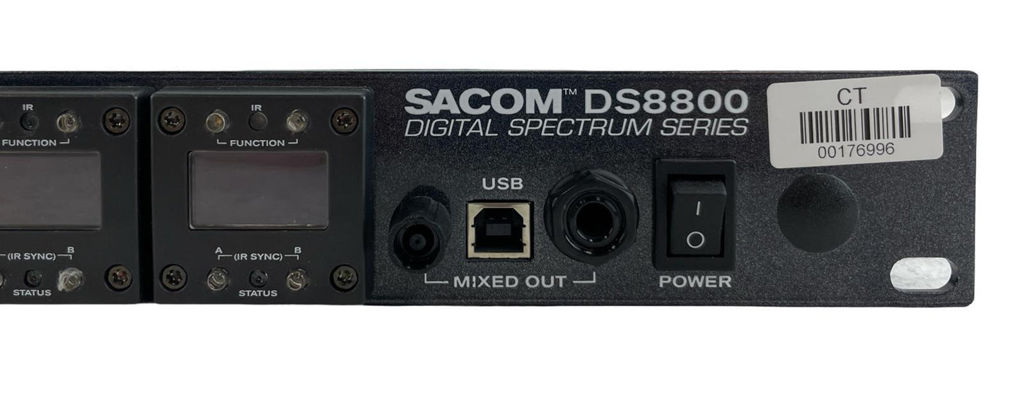 Sacom DS8800 Digital Spectrum Series Wireless Microphone Receiver DS88ENCN-M915