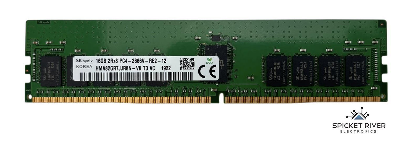 SK Hynix HMA82GR7JJR8N-VK 16GB 2Rx8 PC4-2666V DDR4 ECC RDIMM Server RAM