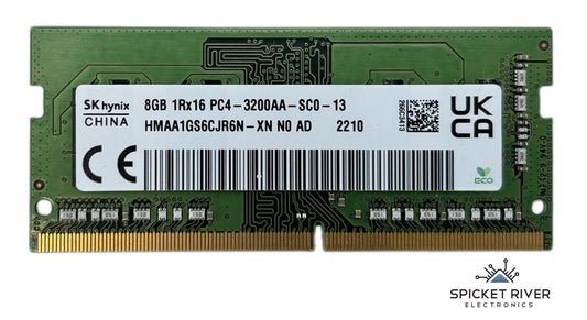 Lot of 2 - SK Hynix HMAA1GS6CJR6N-XN 8GB 1Rx16 PC4-3200AA-SC0-13 DDR4 SODIMM RAM