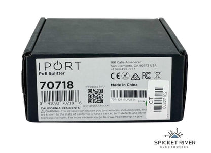 NEW - Open Box - iPort 70718 Surface Mount PoE Splitter