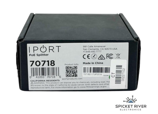 NEW - Open Box - iPort 70718 Surface Mount PoE Splitter