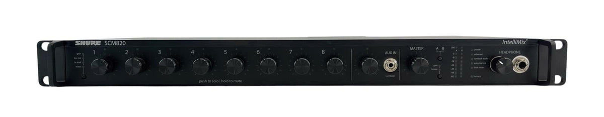 Shure SCM820-DAN 8-Channel Digital IntelliMix Auto Mixer