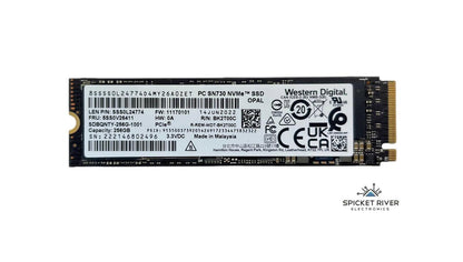 Western Digital PC SN730 OPAL SDBQNTY-256G-1001 256GB M.2 2280 PCIe NVMe SSD