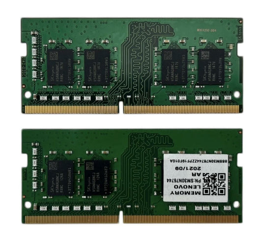 Lot of 2 - SK Hynix HMAA2GS6CJR8N-XN 16GB 1Rx8 PC4-3200AA DDR4 SODIMM RAM