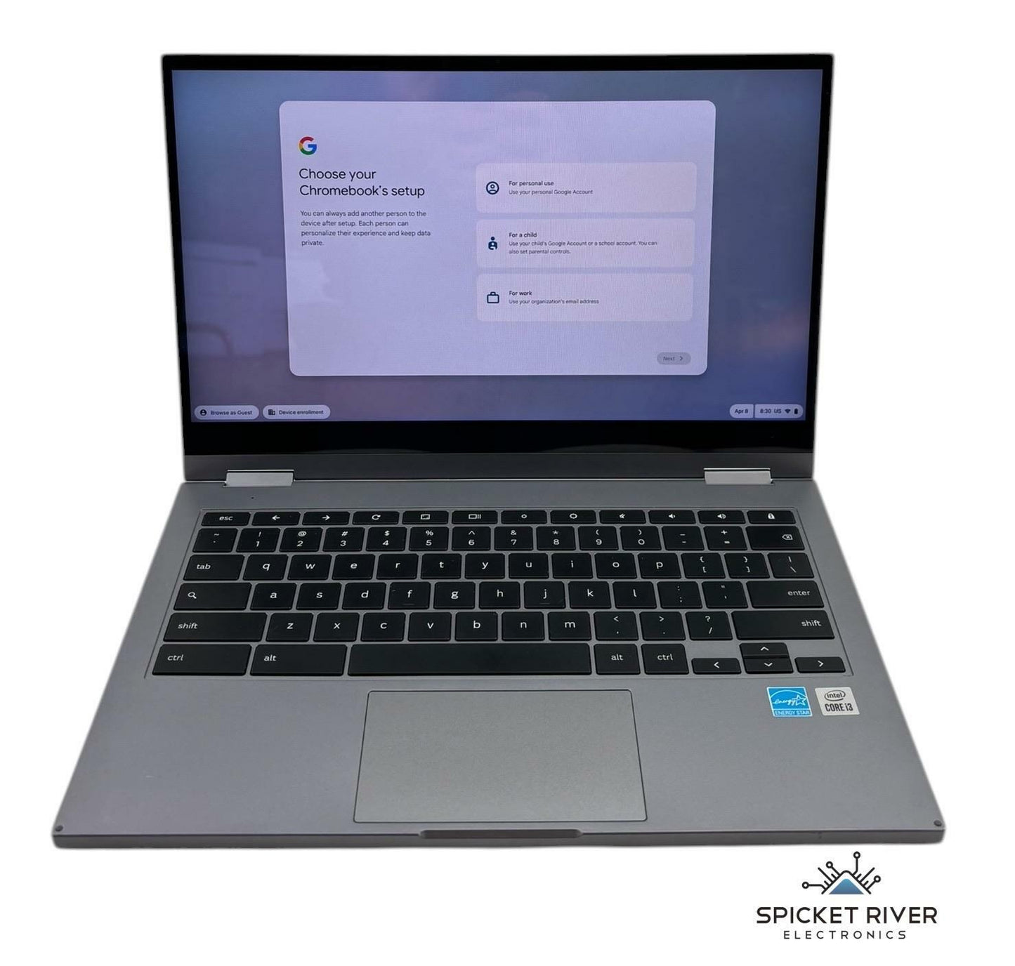 Samsung Chromebook XE530QDA Dual Core i3-10110U 128GB SSD 8GB RAM - READ #224158