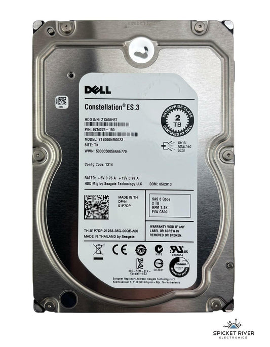 Dell Constellation ES.3 ST2000NM0023 2TB SAS 6Gbps 7.2K RPM 3.5" Enterprise HDD