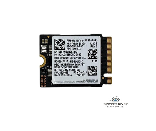 Lot of 3 - Samsung PM991a MZ-9LQ128C 128GB M.2 2230 PCIe Gen3x4 NVMe SSD Drives