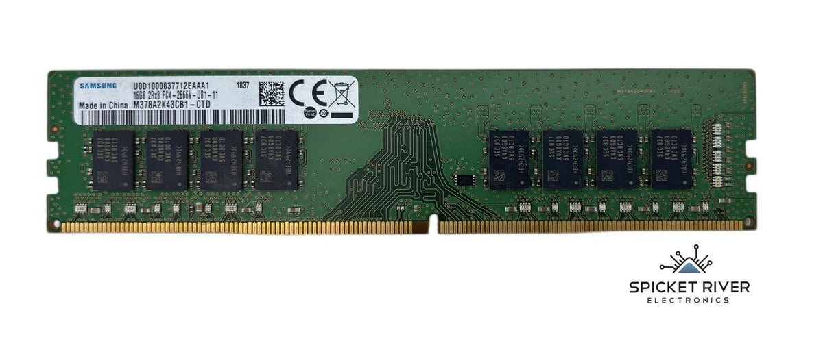 Samsung M378A2K43CB1-CTD 16GB 2Rx8 PC4-2666V DDR4 UDIMM Desktop RAM