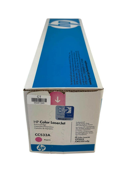 NEW - Genuine HP Color LaserJet CC533A Magenta Toner Cartridge