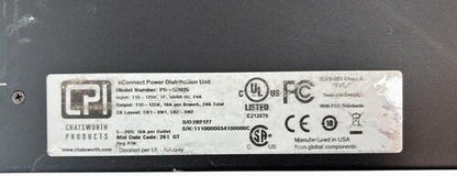 Chatsworth P5-5D035 10-Outlet eConnect Power Distribution Unit