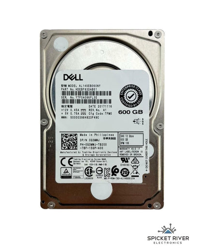 Dell AL14SEB060NY 600GB SAS 12 Gbps 10K RPM 2.5" Enterprise Hard Drive HDD