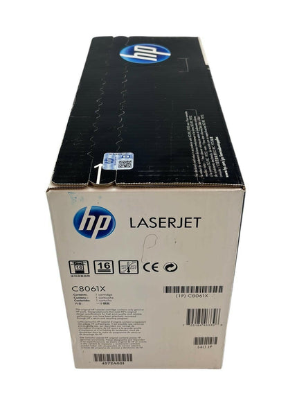 NEW - Genuine HP 61X C8061X LaserJet Black Toner Print Cartridge