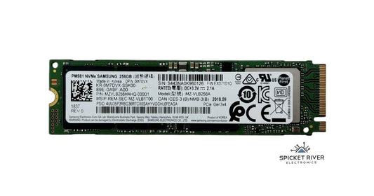 Samsung PM981 MZ-VLB256A 256GB M.2 2280 NVMe PCIe Gen3x4 SSD Solid State Drive