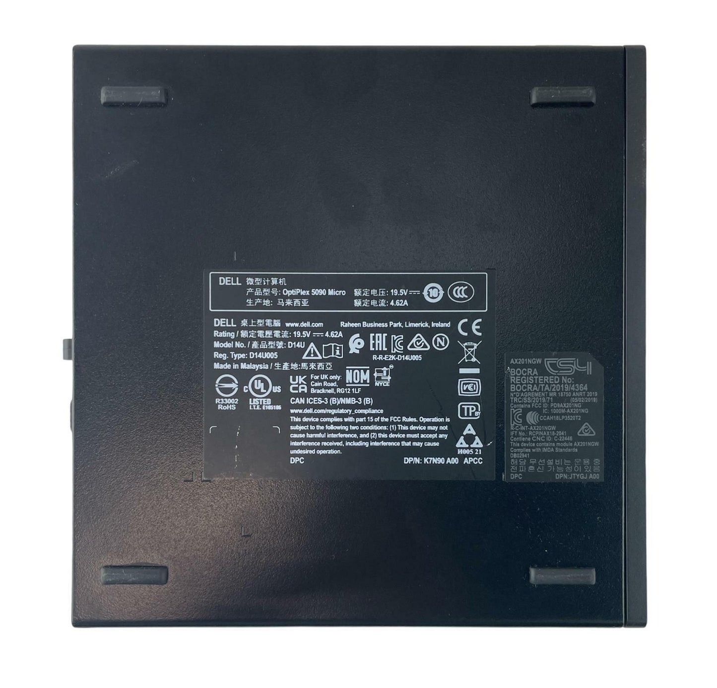 Dell OptiPlex 5090 Micro 8-Core i7-10700T 2.00GHz 256GB SSD 16GB RAM Win 11 Pro