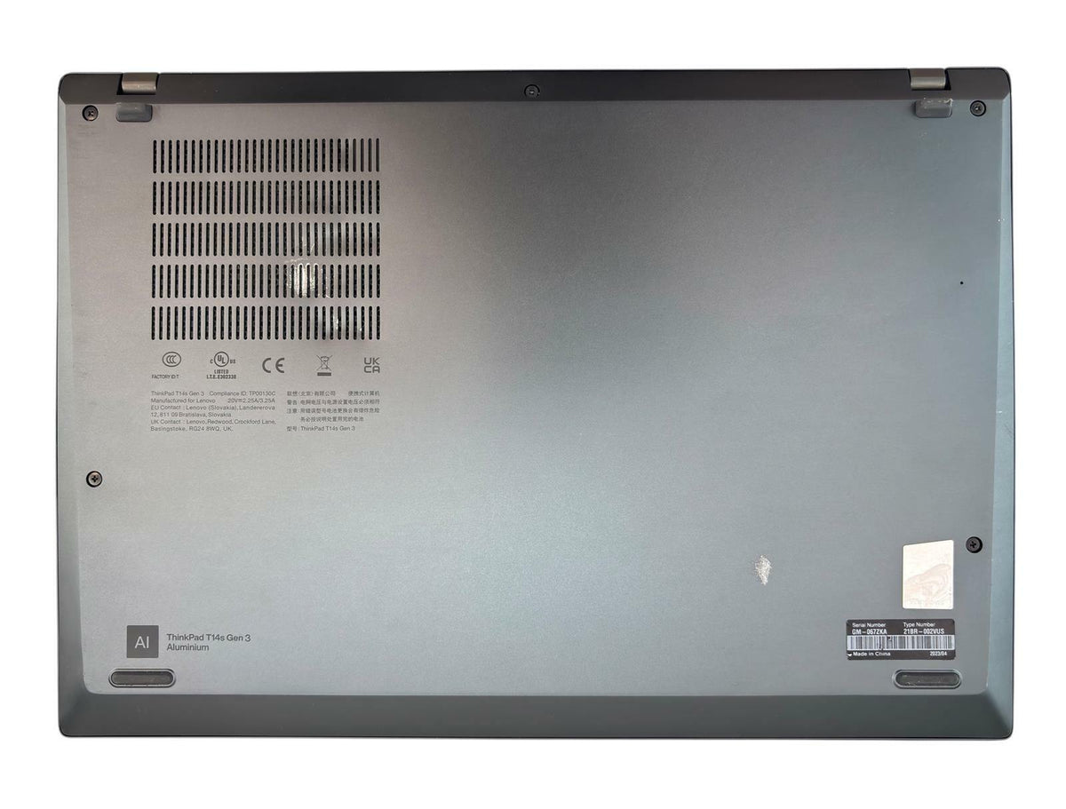 Lenovo ThinkPad T14s Gen 3 12-Core i7-1270P 512GB SSD 16GB RAM - READ #230704