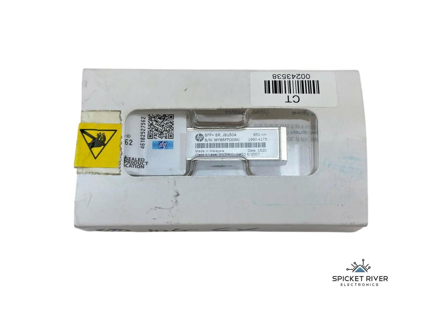 NEW - HP J9150A X132 10G SFP+ LC SR 850nm Transceiver 1990-4175