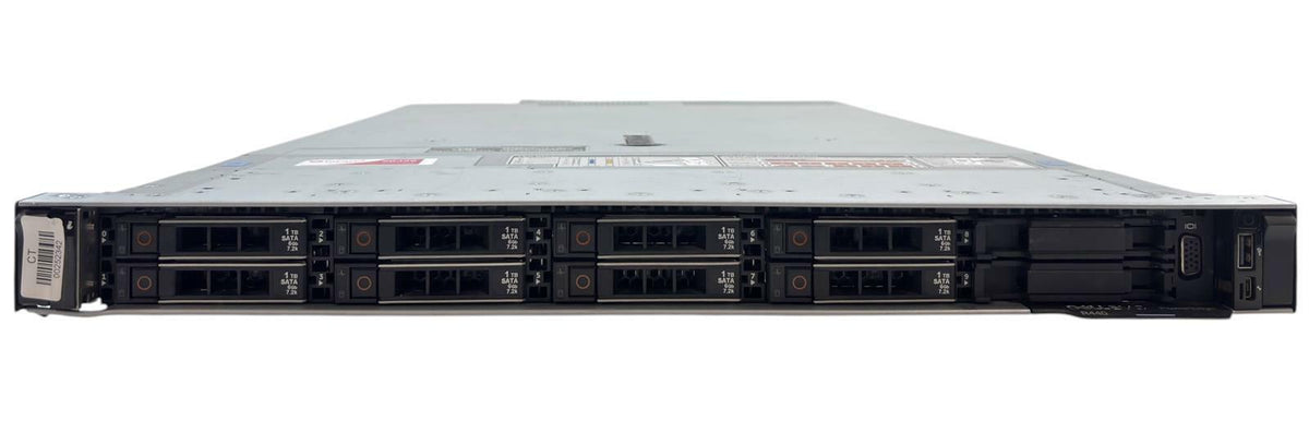 Dell PowerEdge R440 2x 8-Core Xeon 4215 128GB RAM 8x 1TB HDDs 10x 2.5" Bays