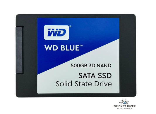 Western Digital WD Blue WDS500G2B0A 500GB 3D NAND SATA 6Gb/s 2.5" Internal SSD