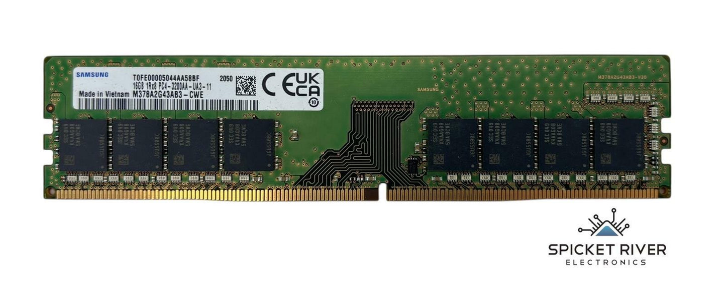 Samsung M378A2G43AB3-CWE 16GB 1Rx8 PC4-3200AA DDR4 Desktop RAM