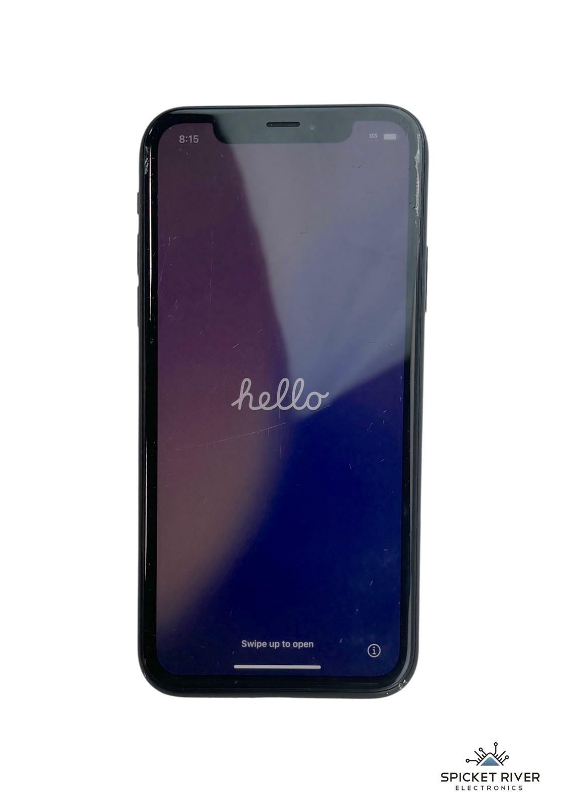 Apple iPhone XR A1984 - 64 GB Unlocked - Black iOS Smartphone - READ #228889