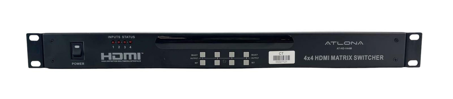 Atlona AT-HD-V44M 4x4 HDMI Matrix Switcher