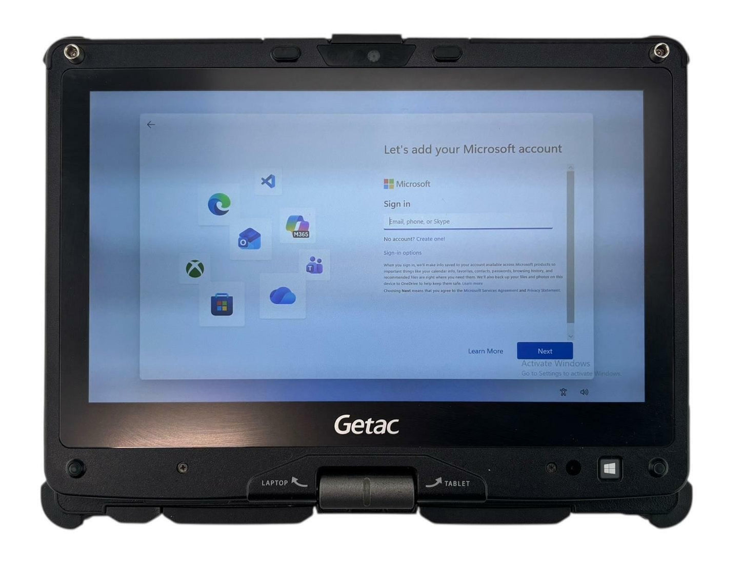 Getac V110 G6 Quad Core i5-10210U 256GB SSD 16GB RAM Rugged Laptop FAIR Battery
