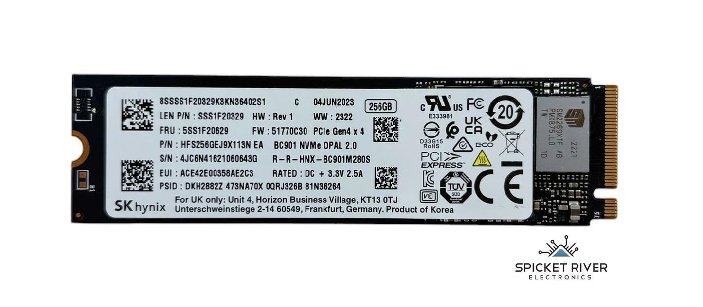 SK Hynix BC901 OPAL 2.0 HFS256GEJ9X113N 256GB M.2 2280 NVMe PCIe Gen4x4 SSD