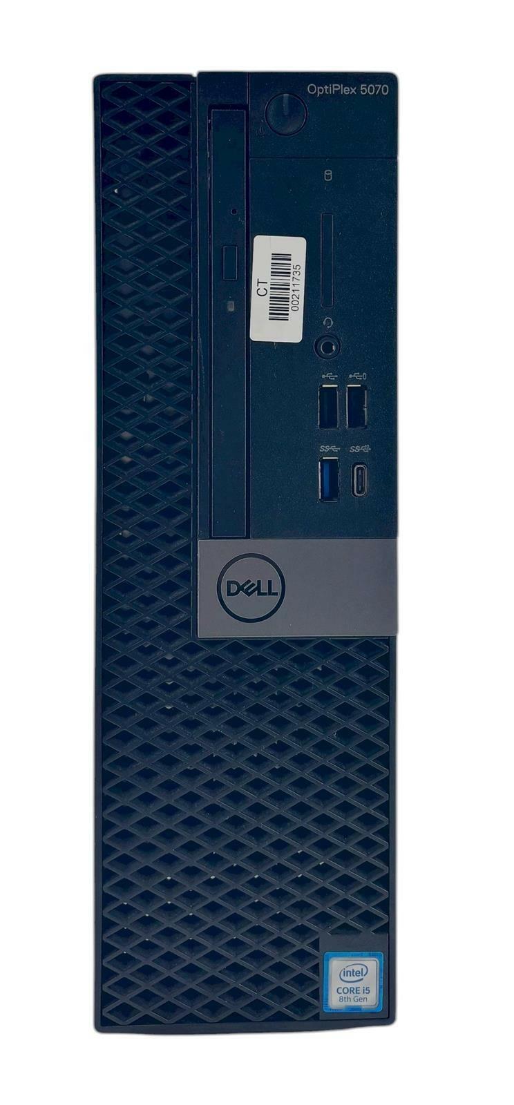Dell OptiPlex 5070 SFF 3GHz 6-Core i5-8500 500GB SSD 500GB HDD 16GB RAM Win11Pro