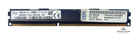 Lot of 8 - SK Hynix HMT82GV7AMR4C-PB 16GB 2Rx4 PC3-12800R DDR3 VLP Server RAM