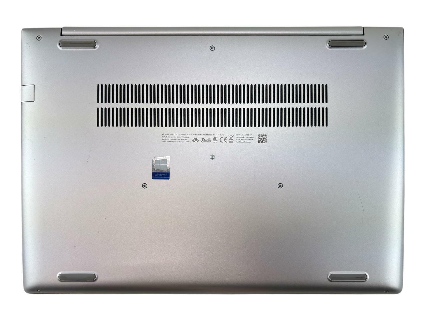 HP ProBook 450 G7 15.6" Touch Quad i5-10210U 1.60GHz 256GB SSD 8GB RAM Win11 Pro