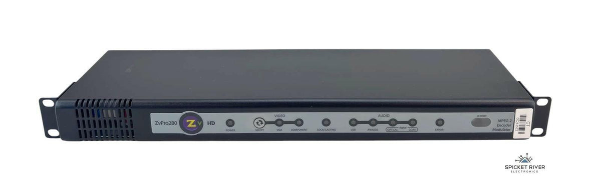 ZeeVee ZvPro280 HD MPEG-2 Encoder Modulator w/ Rack Ears
