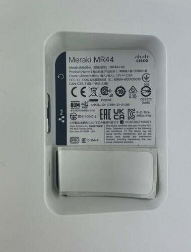 Cisco Meraki MR44-HW Cloud Managed Access Point MR44 - Unclaimed