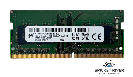 Micron MTA8ATF2G64HZ-3G2B2 16GB DDR4 SODIMM 1Rx8 PC4-3200AA Laptop RAM
