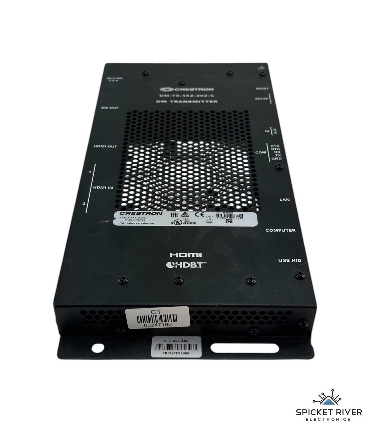Crestron DM-TX-4KZ-202-C High-Performance DigitalMedia 8G+ Transmitter