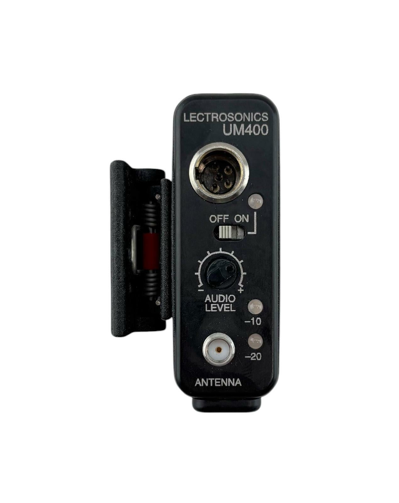 Lectrosonics UM400 Block 22 (Red) 563.2-588.7 MHz Belt Pack UHF Transmitter