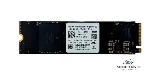 Western Digital PC SN740 256GB M.2 2280 NVMe SSD SED SDDQNQD-256G-1014